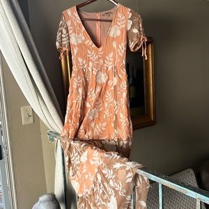 For love & lemon maxi dress size s